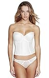 Dominique Women's Rachelle Strapless Satin Longline