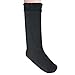 ANZERMIX® Women's Fleece Cable Knitted Liners Rain Boot Socks (M, Black)