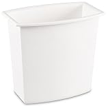 Sterilite Corp. 10220012 Rectangular Vanity Wastebasket 2 Gallons (Assorted Colors)
