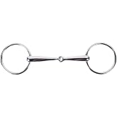 HORZE Jointed Loose Ring Snaffle Bit