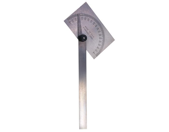 Empire Level 27912 Stainless Steel Protractor, 6-Inch