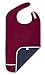 Shorewood Medical Adult Bib for Eating, Waterproof Clothing Protector with Crumb Catcher. Machine Washable (Regular, Red, One Size)