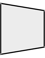 Projector Screen, 100 inch Portable Projection Screen 16:9 4K HD Rear Front Projections Movies Screen for Indoor Outdoor Home Theater