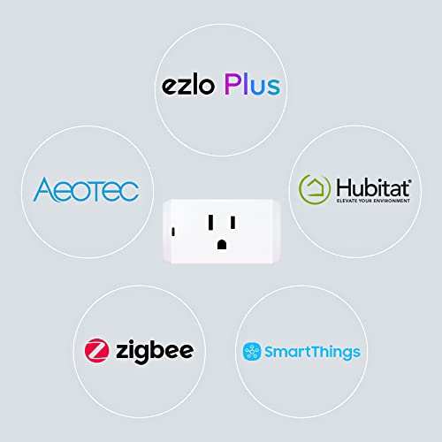 Centralite by Ezlo Zigbee Smart Outlet for Home Automation 4Series