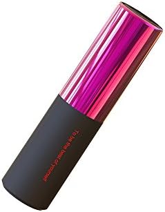 AKEKIO A1 Lipstick-Sized Portable Charger , mini 2600mAh Ultra Compact External Battery, Power Bank for iPhone and Samsung (Pink)