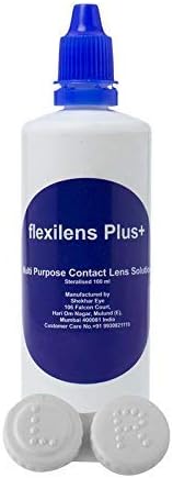 Flexilens Plus + Multi Purpose Contact Lens Solution (100ml+1LensCase)