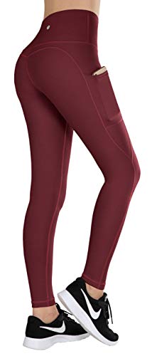 ESPIDOO Yoga Pants for Women High Waist Yoga with Pockets Sports Leggings M