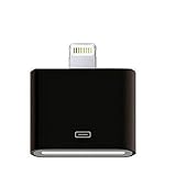 Premium 8 Pin to 30 Pin Adapter, Coursin Lightning 8-Pin Male to 30-Pin Female Charging Adapter Converter for iPhone 7, 7 Plus, 6S, 6S Plug, 5S, 5C, iPad (Black)