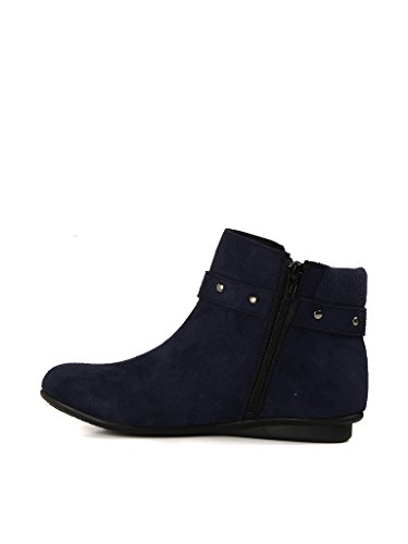 bruno manetti women suede navy boots