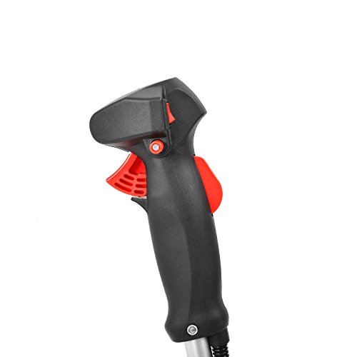 HECHT 2-Takt Benzin Motorsense Freischneider Rasentrimmer mit 3-Zahn Messer 255mm und Doppel Faden Spule 430mm – 0,9 kW… – Bild 4