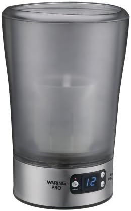 Waring Pro PC50 Cordless Wine Chiller, Brushed Chrome