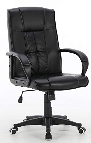 Millhouse Executive Office Chair, Durable and Stable, Height Adjustable (Stilo Black)