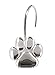 YOTOZU Paw Print - Shower Curtain Hooks, Polished Chrome, Includes a Set of 12 - Give Your Restroom What It Deserves Now