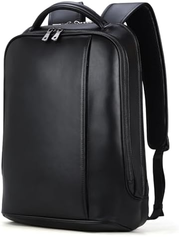 Amazon.com: Womleys 15.6 Inch Genuine Leather Laptop Backpack for