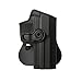 Heckler & Koch USP 45 Full-Size (H&K USP FS .45) Polymer Retention Roto Holster Black
