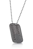 Wolverine X-men James Logan Army Military Metal Pendant Chain Dog Tag Necklace