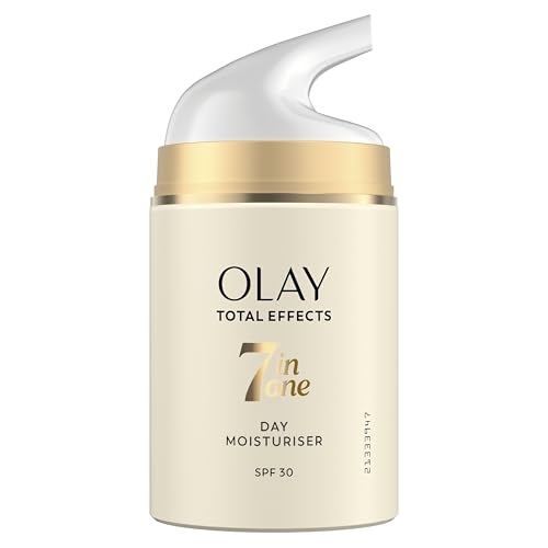 Olay Total Effects 7in1 Crema Giorno Antietà SPF30, Niacinamide e Vitamina C, Senza Profumo, 50ml