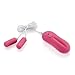 MOJOY Multi 10 Frequency Double Love Eggs Vibrating Vibrator for Women, Wired Mini Bullet Vibes Female Masturbator Vibrant Toy, Pink