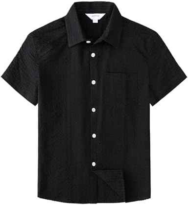 pleated men dress shirt with collar short sleeve Short Sleeve Pleated Shirt - Dark Grey | Mens Shirts