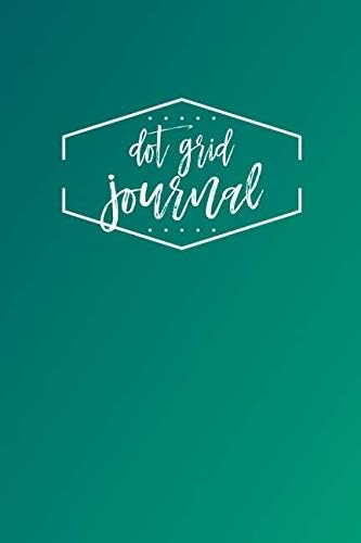 Dot Grid Journal: Ocean Greens Dotted Notebook Grid Journal Planner to Organize Your Life, Budget Tracking, Habit Tracking and Artwork, Sketch Book Diary For Calligraphy Paperback – Large Print, 15 May 2019