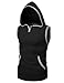 H2H Men's Casual Hoodie Tank Tops Sleeveless Shirts Gym Workout with Pockets