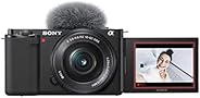 Sony Alpha ZV-E10 - APS-C Interchangeable Lens Mirrorless Vlog Camera Kit - Black