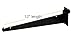 Only Hangers Shelf Brackets for Slatwall, 12