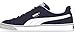 PUMA Men's Suede Classic + Sneaker, Peacoat/White, 10.5 M US