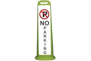 CORTINA SAFETY PRODUCTS Cortina Trailblazer Vertical Panel,"No Parking" Both Sides, 03-760-LINP, Lime