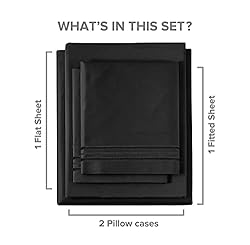 Twin 4 Piece Sheet Set - Breathable & Cooling Bed