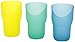 HealthSmart Nosey Drinking Cups Combo Set, 8 ounces, Set of 3, Yellow, Green and Blue