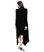 Milkuu Women's Open-Front Draped Waterfall Maxi Cardigan