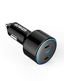 USB C Car Charger, Anker 48W 2-Port PIQ 3.0 Fast Charger Adapter, PowerDrive+ III Duo with Power Delivery for iPhone 11/11 Pro/11 Pro Max/XR/XS/X, Galaxy S10/S9, Note 9, Pixel 3/2, iPad Pro and More