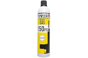BLUEMAG AIRSOFT Swiss Arms Heavy Gas for Airsoft Gas Blowback Replicas, 150 PSI, 600ml