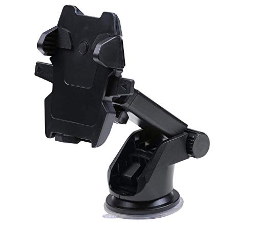 Shopidity™ Long Neck Car Mobile Holder/Stand Adjustable with Windshield/Dashboard/Working Desk Mount with Quick One Touch Technology for Mobile Phones (Dashboard – Long Neck)- Black Shopidity™ Long Neck Car Mobile Holder/Stand Adjustable with Windshield/Dashboard/Working Desk Mount with Quick One Touch Technology for Mobile Phones (Dashboard – Long Neck)- Black