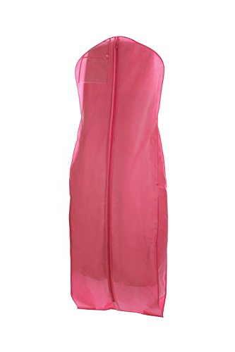 Pink Wedding Gown Travel Storage Garment Bag Breathable Durable 10’’ Gusset - Thumbnail 4