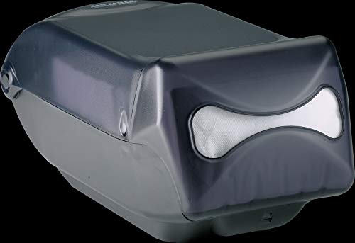 San Jamar H5003 Venue Countertop Interfold Napkin Dispenser, 550 Capacity, 8" Width x 7-1/4" Height x 15-3/4" Depth, Black Pearl