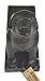 Lulu Decor, Cast Iron Dog Door Stopper, Doorstops Weight 5 Lbs (Black)