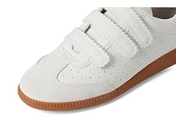 Steve Madden Women's Momentum Sneaker, White, 10