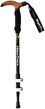 Carbon Fiber Lightweight 3-Section Telescopic Trekking Poles with Cork Handle BK