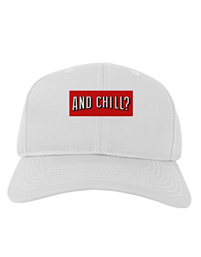 TOOLOUD and Chill Adult Baseball Cap Hat - White
