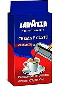 Click Here to See More Images Lavazza Crema e Gusto, 8.8 oz Brick, Ground (20 Pack)