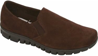 NoSoX Men's Wino Orthotic Shoes,Dark Brown Suede,10 M US