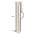 Thorfire Keychain Flashlight Light Stainless Steel Pocket Mini Size Torch Powered by AAA Battery Outdoor TS3A