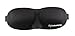 Eye Sleep Mask Cover Blackout, Wrahito 3D Contoured Light Blocking Blindfold Eyepatch for Deep Sleeping Rest with Moldex Ear Plugs and Travel Carry Pouch,Memory Foam Soft Slow Rebounding Cotton,Black