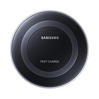 Samsung Qi Certified Fast Charge Wireless Charging Pad with 2A Wall Charger - Black