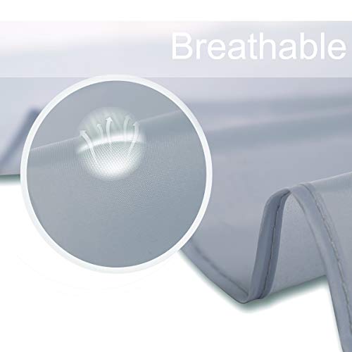 NOOA Hair Cutting Cape - Waterproof Haircut Apron with adjustable Closure,35.5 x 55inch Hair Salon Nylon Capes,Hairdressing Cover Fits for Barber & Home Use (1 Pack,Grey)