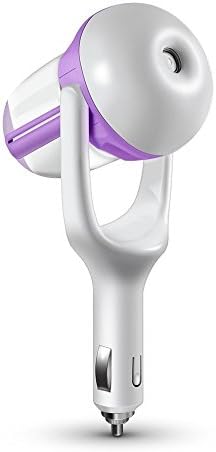 Merope Car Air Humidifier and Aromatherapy Essential Oil Diffuser (Purple)