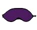 Bucky Unisex, Comfortable, Ultra Light Weight, Travel, Blindfold Blockout Eye Shade with Earplugs - Purple