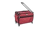 Tutto Red Dotted Circle Large Machine On Wheels